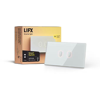 LIFX 2-Button Wi-Fi Controlled Smart Switch (White)