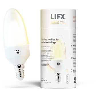 LIFX White to Warm Candle E14 Edison Screw LED Bulb