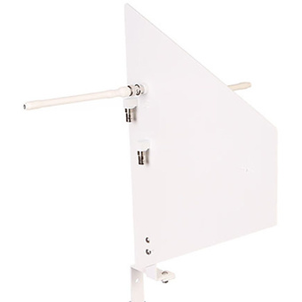 RF Venue Diversity Fin Antenna with Wall-Mount Bracket for Wireless Microphone Systems (White)