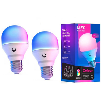 LIFX Colour 1000 WiFi LED Light Bulb (E27 Socket, 2-Pack)