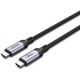 UNITEK C14110GY USB-C Charging Cable (Grey, 2m)