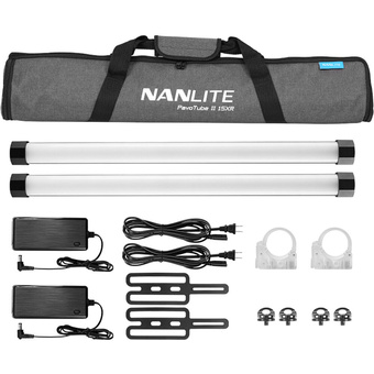 Nanlite PavoTube II 15XR RGB LED Pixel Tube Light (60cm, 2-Light Kit)