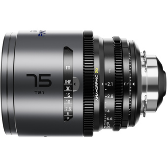 DZOFilm PAVO 75mm T2.1 2x Anamorphic Prime Lens (Blue Coating, PL/EF Mount, Meters)
