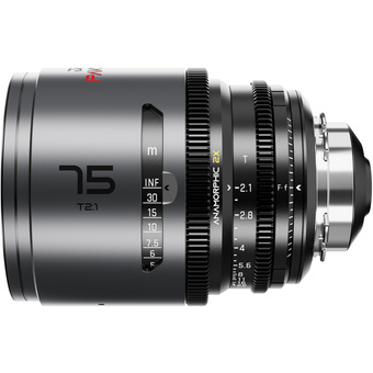 DZOFilm PAVO 75mm T2.1 2x Anamorphic Prime Lens (Neutral Coating, PL/EF Mount, Meters)