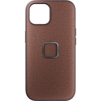 Peak Design Everyday Fabric Case for iPhone 15 (Redwood)