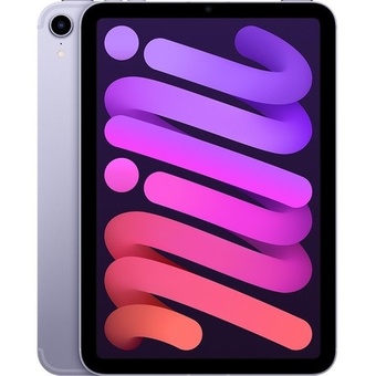 Apple 8.3" iPad Mini (6th Gen, Wi-Fi + Cellular, Purple, 64GB)