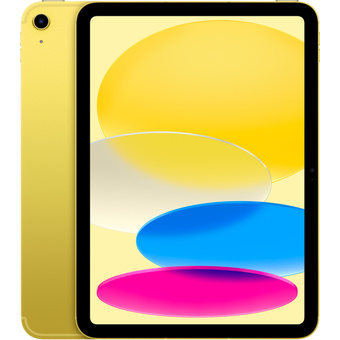 Apple 10.9" iPad (10th Gen, Wi-Fi + Cellular, Yellow, 256GB)