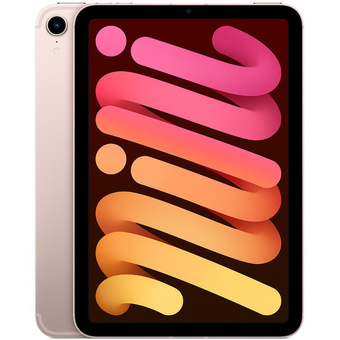Apple 8.3" iPad Mini (6th Gen, Wi-Fi + Cellular, Pink, 64GB)