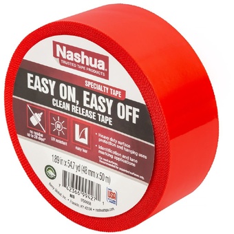 Nashua 767UV Clean Release Tape (50m, Red)