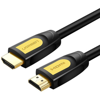 Ugreen UG-10130 Round HDMI Cable (3m, Yellow/Black)
