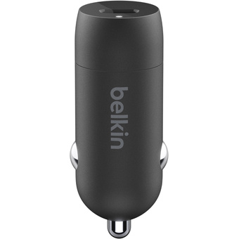 Belkin Boost Charge 30W USB-C PD Car Charger with USB-C to Lightning Cable