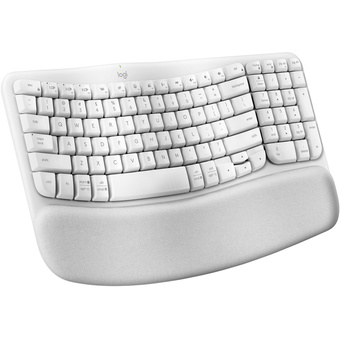Logitech Wave Keys Wireless Ergonomic Keyboard (Off-White)