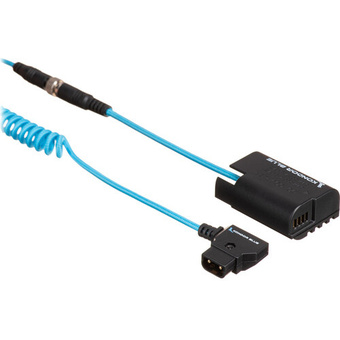 Kondor Blue D Tap to Lumix S5 GH5 DMW-BLK22 Dummy Battery Cable (90 cm)