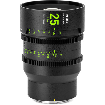 NiSi ATHENA PRIME 25mm T1.9 Full-Frame Lens (G Mount, No Drop-In Filter)