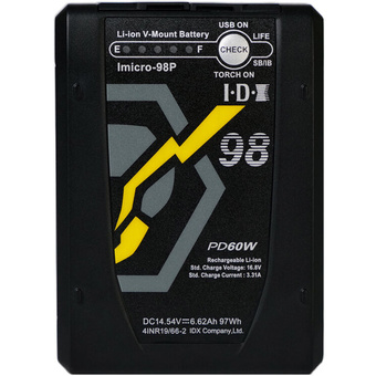 IDX System Technology Imicro-98P 97Wh High-Load Lithium-Ion Mini Battery (V-Mount)