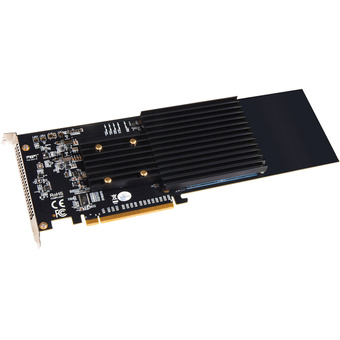 Sonnet M.2 4x4 Silent PCIe 3.0 x16 Card for NVMe SSDs