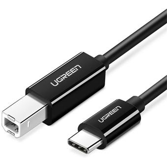 Ugreen UG-50446 USB-C to USB-B 2.0 Print Cable (2m, Black)