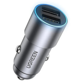 Ugreen UG-50592 24W Dual USB-A Car Charger (Grey)