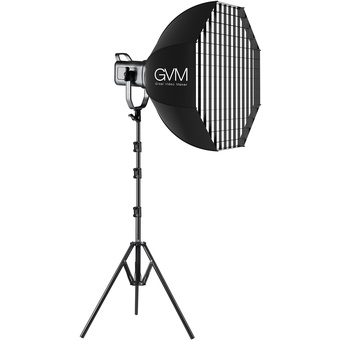 GVM PR150R RGB/Bi-Color LED Video Light Kit with Softbox
