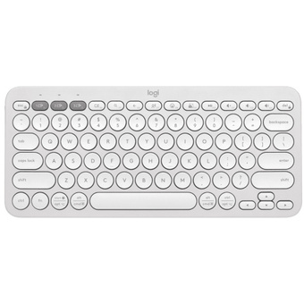 Logitech Pebble Keys 2 K380S Wireless Keyboard (White)