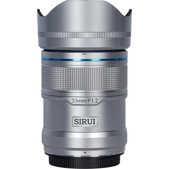 Sirui Sniper 33mm F1.2 APS-C Auto-Focus Lens (E Mount, Silver)