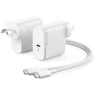 Alogic 65W USB-C PD GaN Charger with Charging Cable