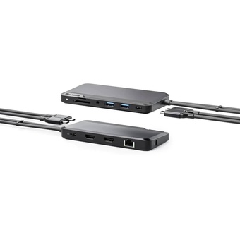 Alogic 10-in-1 Portable Dock for Mac (Dark Grey)