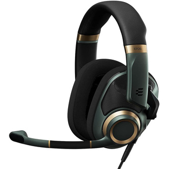 EPOS H6Pro Open Acoustic Wired Gaming Headset (Racing Green)