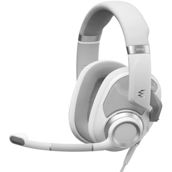EPOS H6Pro Open Acoustic Wired Gaming Headset (Ghost White)