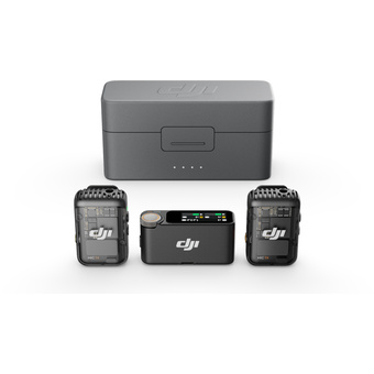DJI MIC Dual-Channel 2.4g Wireless Lavalier Microphone System 250m 820ft 14  Hour
