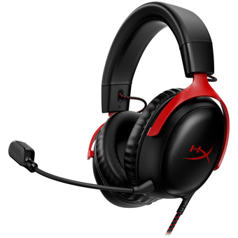 HyperX Cloud III Wired Gaming Headset (Black/Red)