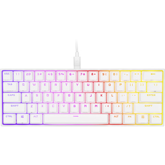 Corsair K65 RGB Mini Mechanical Gaming Keyboard (White)