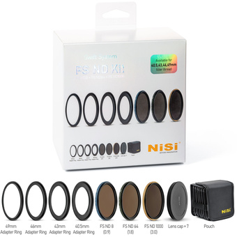 NiSi SWIFT FS ND Filter Kit for 40.5-49mm Filter Threads (ND8, ND64, ND1000)