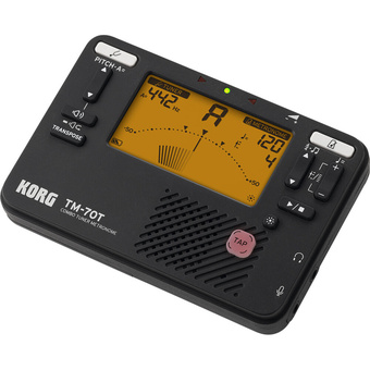 Korg TM-70T Handheld Tuner and Metronome (Black)