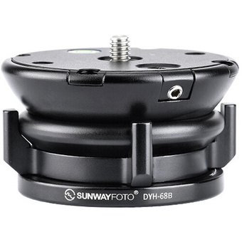Sunwayfoto DYH-68 Leveling Base with Butterfly Collar (Black)