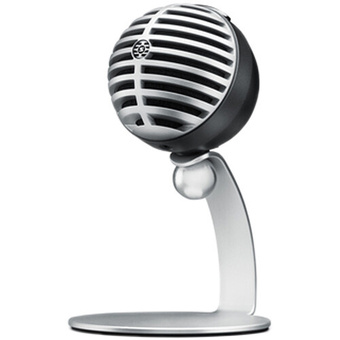 Shure MOTIV MV5 Cardioid USB/Lightning Microphone for Computers and iOS Devices (Grey/Black Foam)