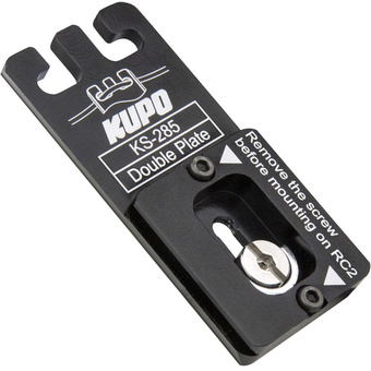 Kupo KS-285 Double Cable Plate for Arca-Swiss And Manfrotto RC2