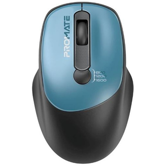 Promate EZGrip Ambidextrous Wireless Mouse (Blue)
