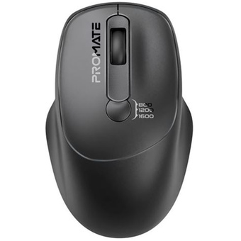 Promate EZGrip Ambidextrous Wireless Mouse (Black)
