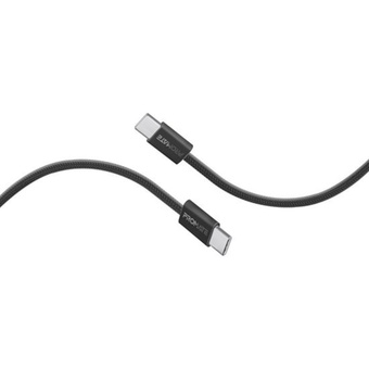Promate EcoLine USB-C to USB-C Braided Cable (Black, 2m)