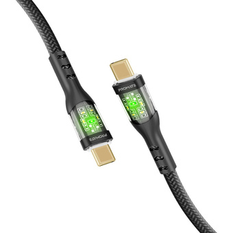 Promate TransLine 60W USB-C Cable (Black, 2m)