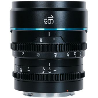 Sirui Nightwalker 16mm T1.2 S35 Manual Focus Cine Lens (E Mount, Black)