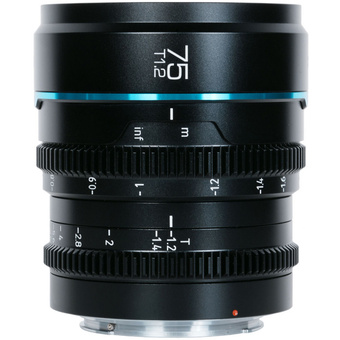 Sirui Nightwalker 75mm T1.2 S35 Manual Focus Cine Lens (E-Mount, Black)
