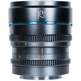 Sirui Nightwalker 75mm T1.2 S35 Manual Focus Cine Lens (L-Mount, Gun Metal Grey)