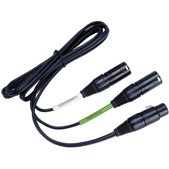 Lewitt DTP 40 Trs - 5-Pin XLR Female to Dual 3-Pin XLR Male Audio Cable (1.5m)