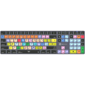 LogicKeyboard Titan Wireless Keyboard for Logic Pro X2 (Mac, US English)