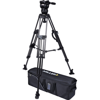 Miller CX2 Head and 75 Sprinter II Carbon Fibre Tripod with Mid-Level Spreader and Case