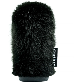 Radius Nimbus Fur Windshield for 0.74 to 0.86" Diameter Shotgun Microphones (Black, 7.1")
