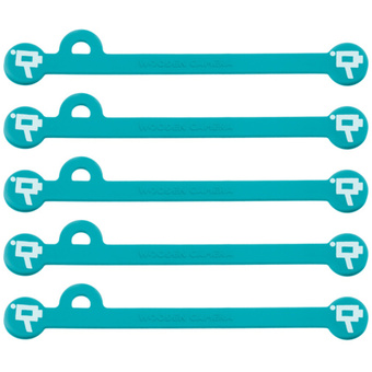 Wooden Camera Cine Mag Ties (5-Pack, Teal, 4.1")