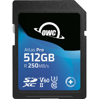 OWC 512GB Atlas Pro UHS-II SDXC Memory Card